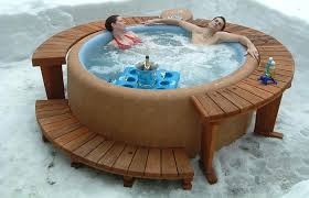 Obviously, you don't have some of the capability of a tent; Softub Moveable Hot Tub