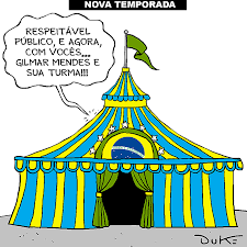 Resultado de imagem para circo do stf charge