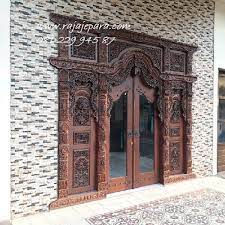 Model teras rumah gebyok, rumah gebyok jawa modern, desain rumah gebyok sederhana, pintu gebyok bali modern, model pintu kerjakan. Gebyok Modern Minimalis Rajajepara Com