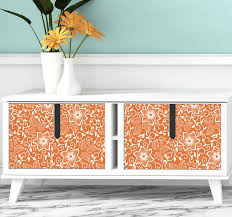 6 or 12 month special financing available. Paisley Flowers Furniture Decal