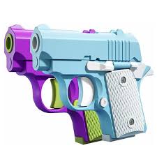 3D Mini 1911 Model Toy Gun Pistols for Boys Kids Bullets No Fire Rubber  Band Launcher Gift Print Gravity Cub Jump Carrot Knife - AliExpress
