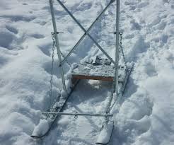 I built this sledge to carry myself, and all of my equipment into the bush. Diy Homemade Dog Sled Kick Sled Snowmobile Sled 14 Steps With Pictures Instructables
