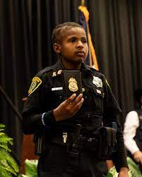 Meet 13-year-old DJ Daniel, a proud Houstonian with big dreams of becoming a police officer someday and the newest honorary member of the Armed Forces Appreciation Committee 🇺🇸 📍 First Responders Day