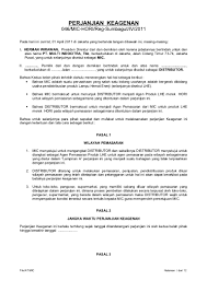 Dalam contoh ini setiap calon dan kandidat melakukan bentuk sosialisasi terhadap visi dan misinya untuk membangun lingkungan yang menjadi fokus tujuan. Draft Perjanjian Keagenan Hori 2011