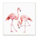 Stupell Industries Bending Knee Flamingo Watercolor Portrait ...