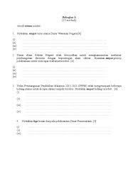 → → koleksi item contoh (soalan contoh semua subjek) pt3 (format baharu). Soalan Peperiksaan Percubaan Penggal 2 Pengajian Am 2015