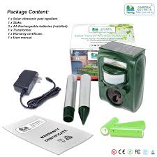 This repeller can be plugged houses, offices. Garden Secrets 3 Pack Compact Solar Ultrasonic Animal Repellent Skunk Raccoon Deer Coyote Cat Rat Mice Etc Deterrent Keep Pests Away From Your Property Within 2 4 Weeks Whole Year Full Warranty