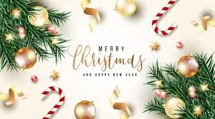 Download Realistic Christmas Background With Green Branches For Free In 2020 Free Christmas Backgrounds Modern Christmas Cards Merry Christmas Card Greetings