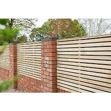 Screeno wave privacy slats for flat panels. Forest Garden Double Slatted Fence Panel 6 X 3 Ft Multi Packs Wickes Co Uk