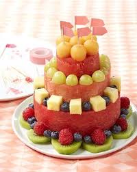 Piece Montee 100 Fruits Frais Fruittaart Traktaties Eten En Drinken