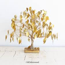 Sculpture 39 5 Mid Century Vtg Dream Tree Gold Leaf Tree Curtis Jere Era Metal Shiny Leaves The Zedign House Gold Leaf Sculpture Mid Century