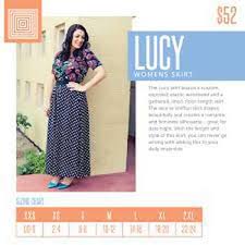 Sonlet Hot Off The Press Lularoe Lucy Sizing Chart