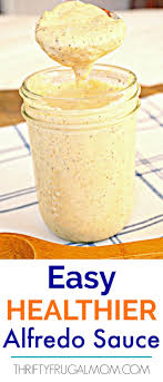But they make this homemade alfredo sauce healthy and still so creamy and delicious. Easy Healthier Homemade Alfredo Sauce Freezes Well Thrifty Frugal Mom