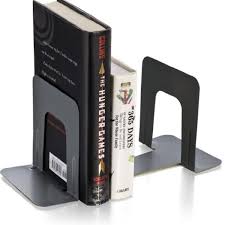 Officemate 5 Inch Non Skid Standard Steel Bookend 1 Pair Gray 93002 Bookends Online Shopping Stores Steel