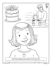 Sunbeam lesson 24 i love my brothers and sisters. Coloring Pages