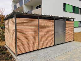 Fahrradhaus jähn parkstraße 1 34516 vöhl. Fahrradgarage Mulltonnenhaus Mullcontainer Uberdachung Garten Geratehaus Holz Edelstahl 4