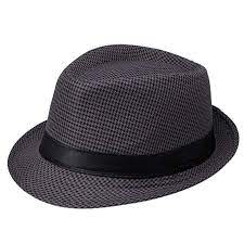 La Vogue Houndstooth Fedora Trilby Hat Sun Jazz Cap Black Amazon Co Uk Clothing Trilby Hat Fedora Trilby