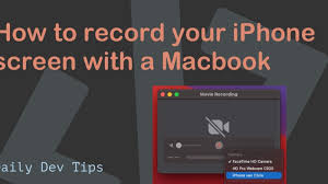 How to screen record in macbook. How To Record Your Iphone Screen With A Macbook Dev Community