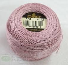 Dmc Perle Cotton Ball Size 12 120m Colour 778 Very Light Antique Mauve