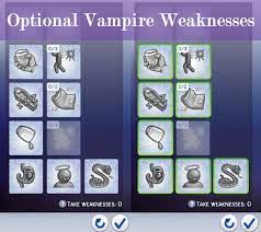 Gives vampiric attraction for 4 hours. Mod The Sims Optional Vampire Weaknesses