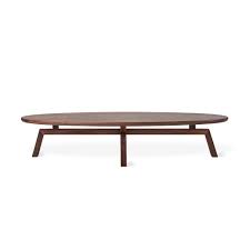 You can use this coffee table to put a variety of foods or beverages that you they create an interior living room look more modern and trendy. Solana Oval Coffee Table In Various Colors Burke Decor