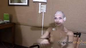 Blonde girl gets head shaved | xHamster