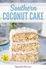 Southern Coconut Cake With Coconut Cream Cheese Frosting Recipe Best Cake Recipes Coconut Cream Cheese Frosting Coconut Recipes