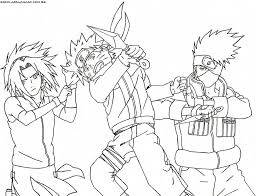 Desenhos do naruto para colorir. Desenhos Para Colorir Do Naruto Kakashi Sakura E Naruto Escola Educacao