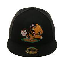 Fresno Grizzlies 100 Polyester Made In Usa Hat Club Exclusive Pin Included New Era 59fifty Hats New Era