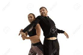 Woman gets her azz beat by a midget and then makes her tap out during fight. Man In Black Outfit And Athletic Caucasian Woman Fighting On White Studio Background Womens Self Defense Rights Equality Concept Confronting Domestic Violence Or Robbery On The Street Stock Photo Picture And Royalty Free