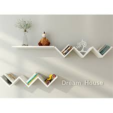 Modern Wall Book Shelf Fashionable Creative Floating Wall Shelf Bookshelf Home Decor Hanging Bookshelves Wall Bookshelves Wall Shelf Decor