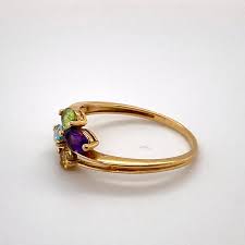 Wegens de drukte kan het leveren van je bestelling langer duren dan je van. Handgemaakte 18kt Gouden Ring Met Kleur Edelstenen Maat 54 17 5 2 10 Gr Kopen Bied