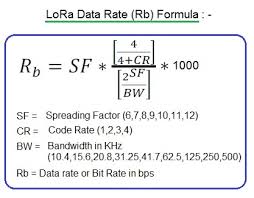 Lora Data Rate Calculator Lora Bit Rate Calculator
