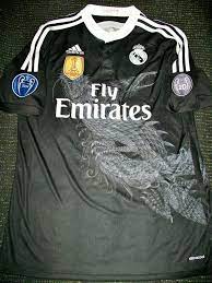 Discover a real madrid shirt, jersey, training apparel and much more. Cristiano Ronaldo Real Madrid Dragon Y 3 2014 2015 Uefa Black Jersey C Foreversoccerjerseys