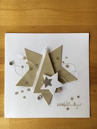 Eine weihnachtskarte selber machen mit bienenwachsplatten. Weihnachtskarte Selbst Gemacht Sterne Weihnachtskarten Basteln Weihnachtskarten Selbstgemachte Weihnachtskarten