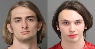 Men arrested after putting 'white KKK style hoods'
