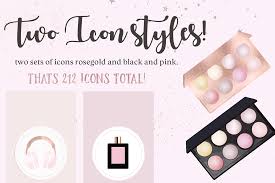 152 rose gold on blush pink background, instagram story highlight covers what's included • 1 zip file containing 152 highlight covers • 1 pdf instructions file. Rose Gold Marble Instagram Story Icons On Behance
