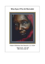 Wise Eyes Cross Stitch Pattern by the Art Revivalist (digital Format)