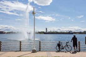 It is the seat of the algoma district a. Sault Ste Marie Great Lakes Waterfront Trail