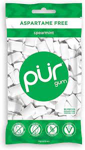 Simply use more xylitol gum. Pur 100 Xylitol Chewing Gum Sugarless Spearmint Aspartame Free Sugar Free Vegan Keto Friendly Freshens Breath Teeth Whitening Relieves Dry Mouth Pure Natural Flavored Candy 55 Count Amazon Ca Everything Else