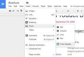 How To Insert A Google Sheets Spreadsheet Into A Google Docs