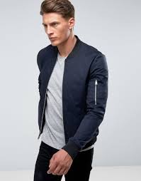 Love This From Asos Blue Jacket Outfits Men Mens Bomber Jacket Outfit Bomber Jacket Outfit