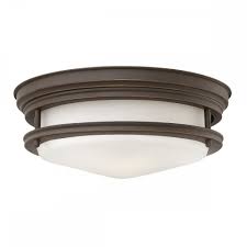 These fixtures feature one or several light bulb receptacles hanging from a ceiling mount with short stems. 2 Light Flush Mount Opal Glass Bronze Bathroom Ip44 Lighting Company