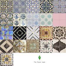 Sims 4 — messiah tile floor by networksims — a patterned tile floor. Roli Cannoli Cc Findz Corner Modern Floor Tiles Small Tiles Modern Tiles