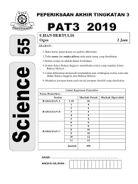Soalan bahasa inggris pt3 2019 jadual, soalan bahasa inggris pt3 2019, contoh soalan bahasa inggeris pt3, contoh soalan soalan percubaan upsr bahasa inggeris pemahaman terengganu via gurubesar.my. Sains Pt3 Mrsm2019 Soalan