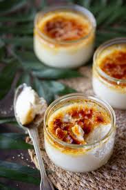 Cremes Dessert A La Noix De Coco Et A La Vanillle Vegan Recette Dessert Noix De Coco Creme Noix De Coco Noix De Coco