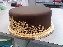 Gold Leaves On Fudge Fondant By Laluna5023 On Deviantart