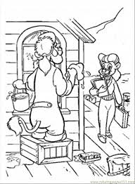 These alphabet coloring sheets will help little ones identify uppercase and lowercase versions of each letter. Wildcat Is Cleaning The House Coloring Page For Kids Free Tale Spin Printable Coloring Pages Online For Kids Coloringpages101 Com Coloring Pages For Kids