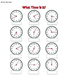 Some people use a colon as the separator: What Time Is It Online Worksheet