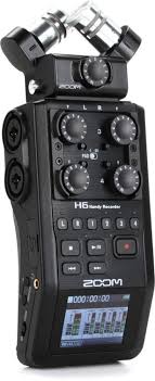 Zoom H6 All Black Handy Recorder Sweetwater